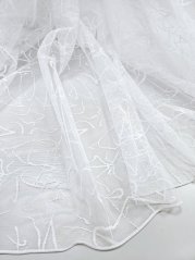 záclona pletená abstrakce olůvko