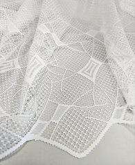 záclona pletená geometrie abstrakce