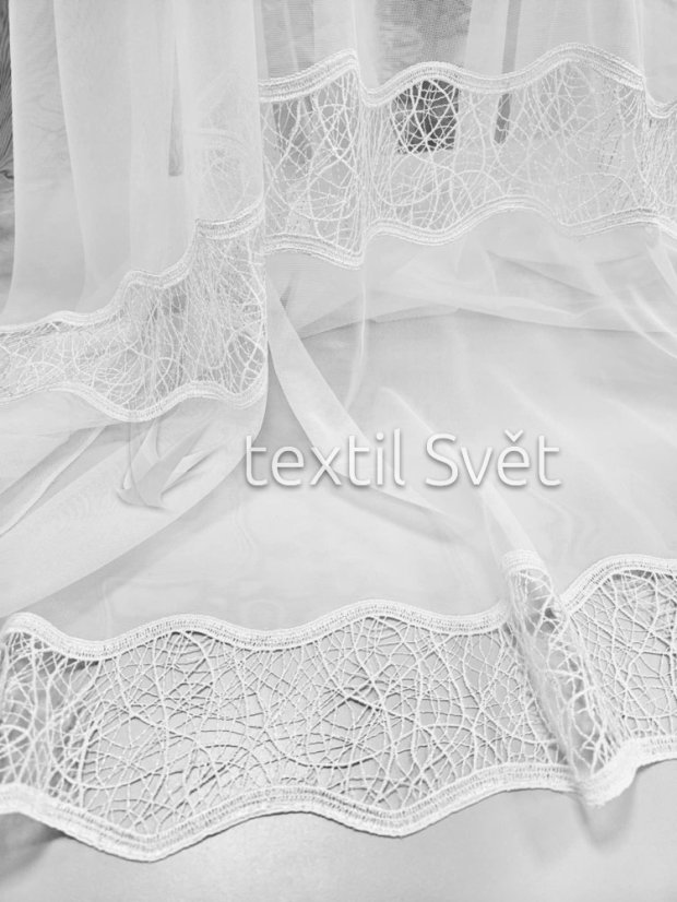 záclona tkaná pavučinka - Výška [cm]: 180