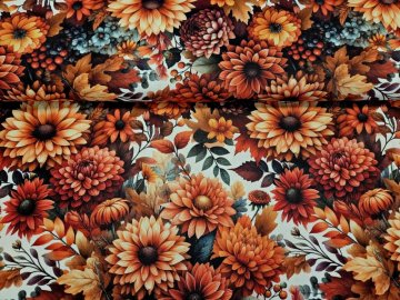 Dekorační látky - vánoční látky - modré, zelené balíčky