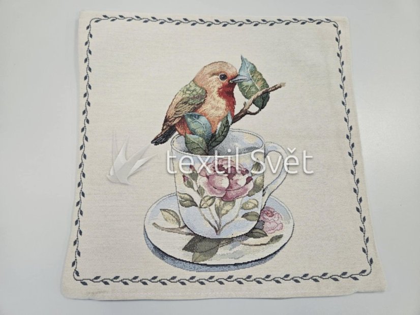 povlak na polštářek "gobelín"- zvířata - Povlak na polštářek GOBELÍN ZVÍŘATA: PTÁČEK povlak na polštářek "gobelín"- zvířata - Povlak na polštářek GOBELÍN ZVÍŘATA: PTÁČEK