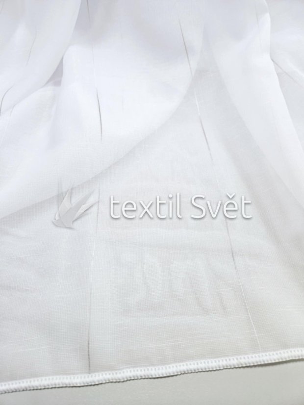 záclona tkaná s šedou nitkou - Výška [cm]: 180