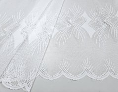 záclona pletená kosočtverce