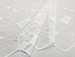 záclona pletená geometrie abstrakce