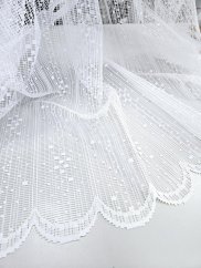 záclona pletená kostičky hrubá