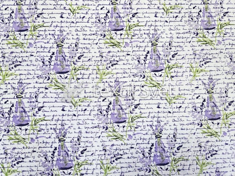 plátna - plátna: levandule psaní