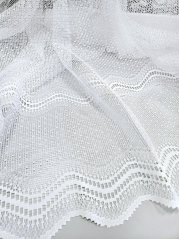 záclona pletená vlnky