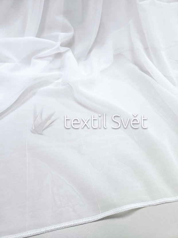 záclona tkaná s delší jemnou nitkou - Výška [cm]: 180