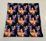 kočičky na fialové 45x45cm