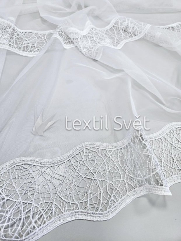 záclona tkaná pavučinka - Výška [cm]: 180