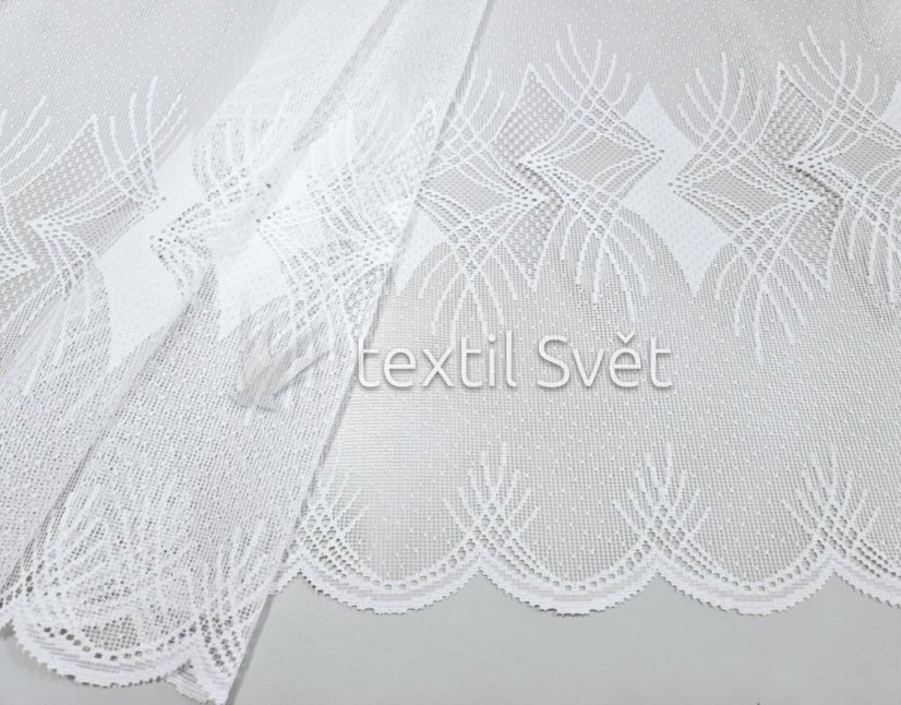 záclona pletená kosočtverce - Výška [cm]: 170