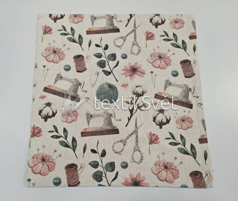 povlak na polštář bavlna, směsové - povlaky na polštářky  směsové, bavlna: mochomůtky 45x45 cm