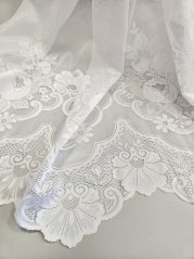 záclona pletená růžička N