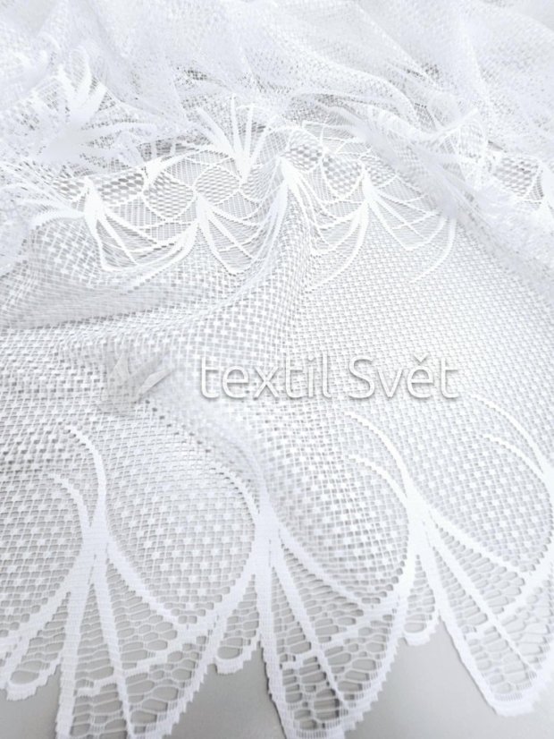 záclona pletená abstrakce-výrazná - Výška [cm]: 120