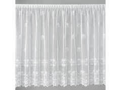 záclona pletená hrubší rustikál