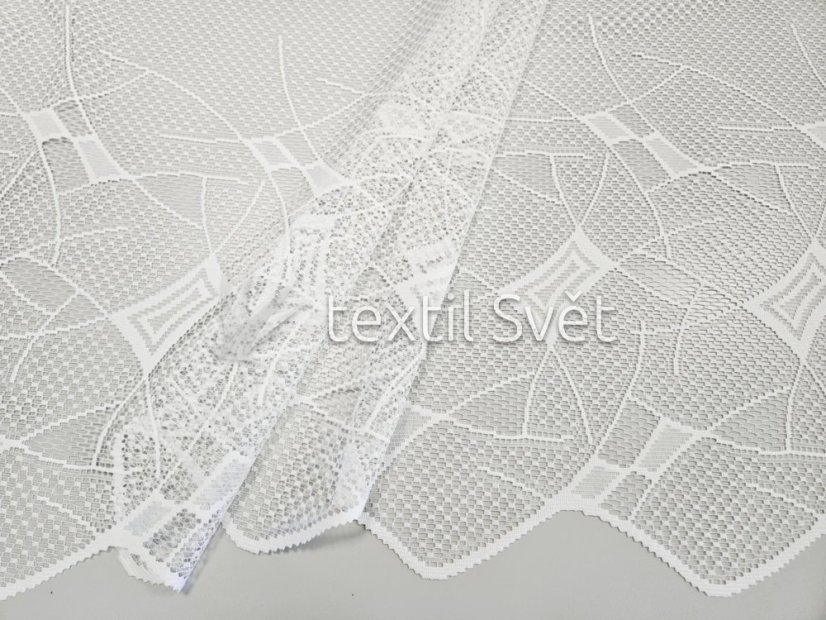 záclona pletená geometrie abstrakce