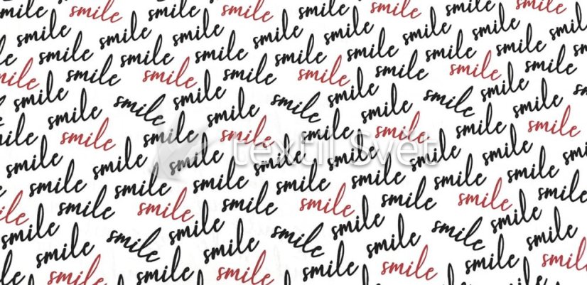 plátna - plátna: smile