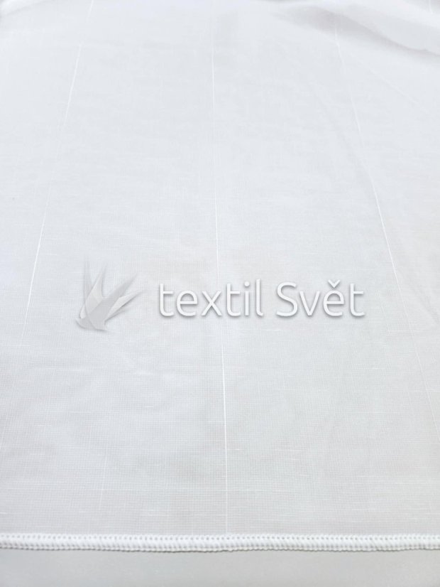 záclona tkaná s delší jemnou nitkou - Výška [cm]: 180