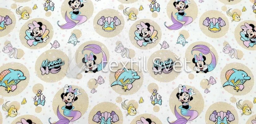 plátna - plátna: Minnie mořská panna