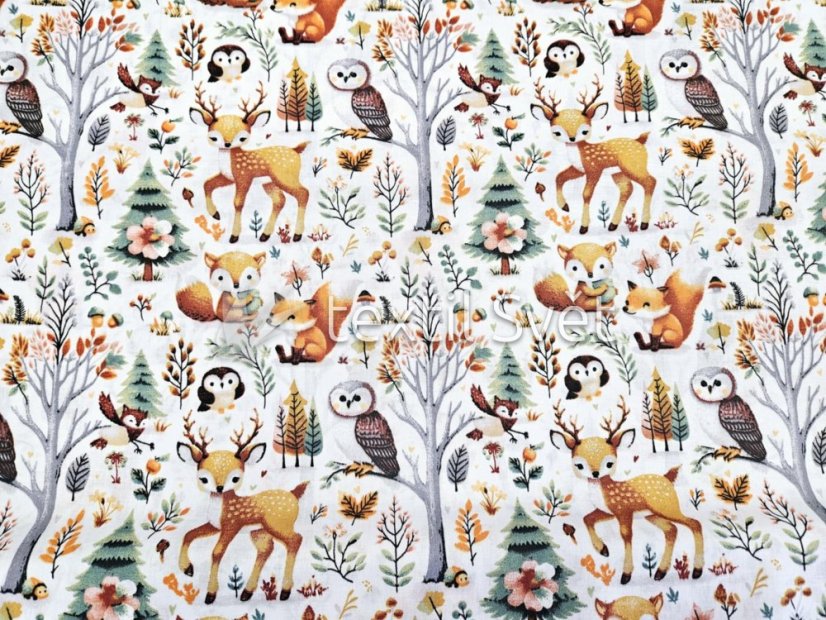 plátna - plátna: srnky