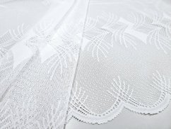 záclona pletená kosočtverce