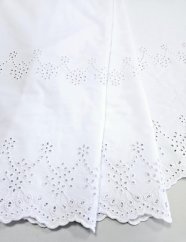 záclona tkaná s výšivkou madeira 60 cm