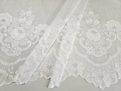 záclona pletená růžička N