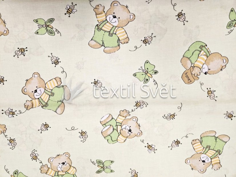 slevy plátna - slevy plátna: medvídci, včelky slevy plátna - slevy plátna: medvídci, včelky
