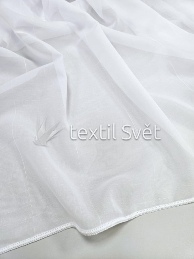 záclona tkaná s delší jemnou nitkou - Výška [cm]: 180