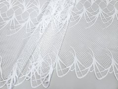 záclona pletená abstrakce-výrazná