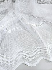 záclona pletená vlnky