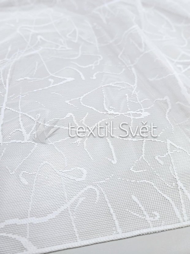 záclona pletená abstrakce olůvko - Výška [cm]: 180