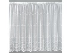 záclona pletená hrubší "závěs"