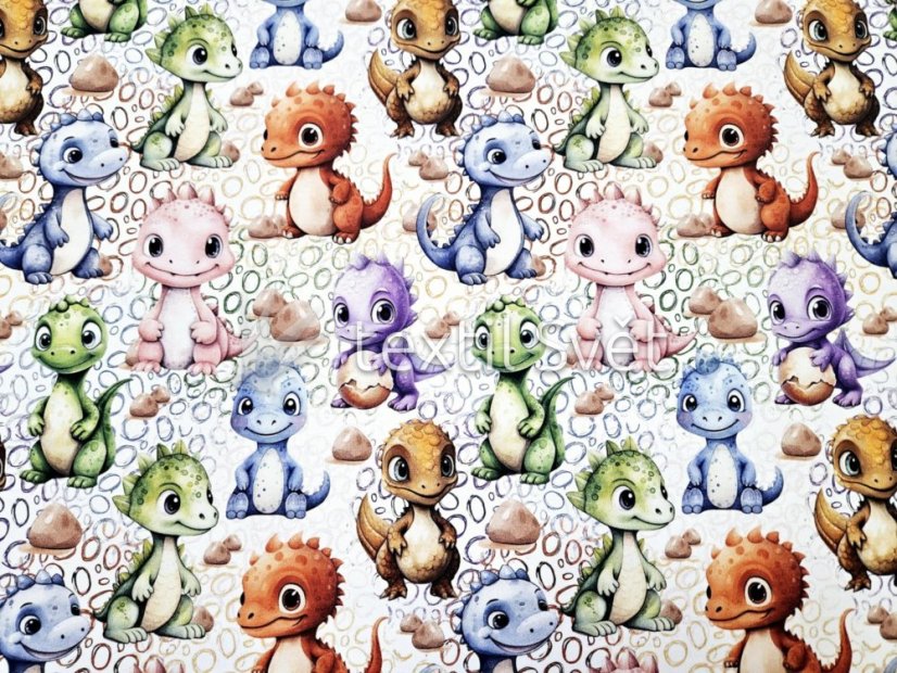 povlak na polštářek úplet 45x45 cm - povlak na polštářek úplet: dráčci