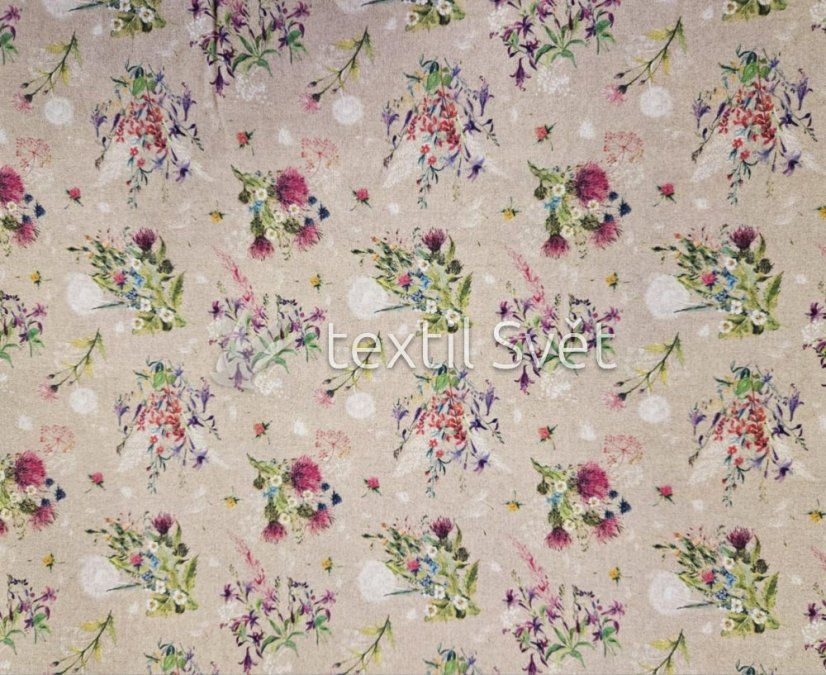 plátna - plátna: jetelinka béžová plátna - plátna: jetelinka béžová