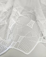 záclona pletená geometrie abstrakce