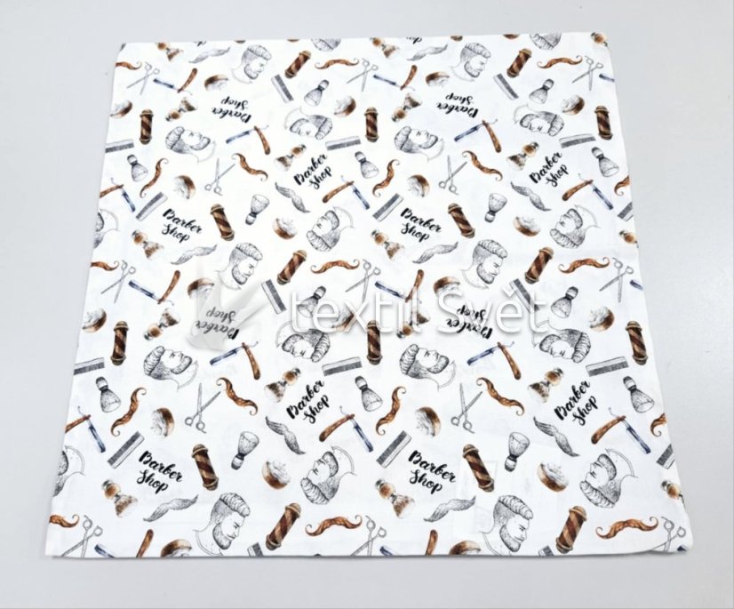 povlak na polštář bavlna, směsové - povlaky na polštářky  směsové, bavlna: barber 40x40 plátno