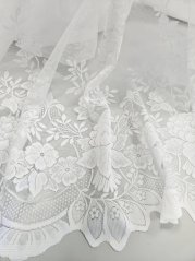 záclona pletená pivoňka N