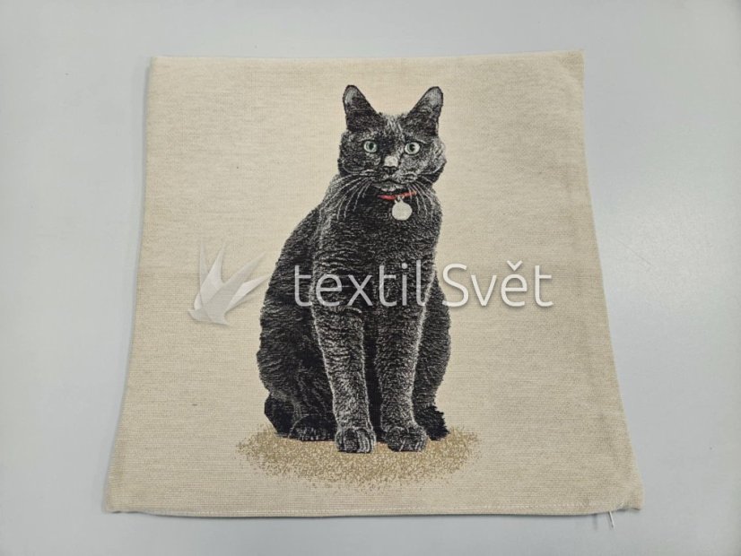 povlak na polštářek "gobelín"- zvířata - Povlak na polštářek GOBELÍN ZVÍŘATA: KOČKA KARTOUZ povlak na polštářek "gobelín"- zvířata - Povlak na polštářek GOBELÍN ZVÍŘATA: KOČKA KARTOUZ