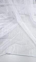 záclona pletená prší olůvko