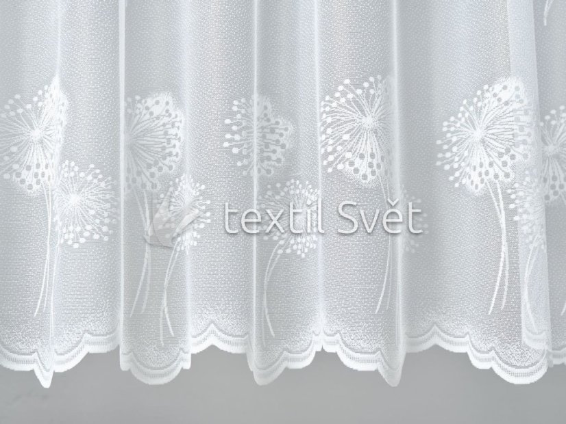 záclona pletená pampeliška - Výška [cm]: 160