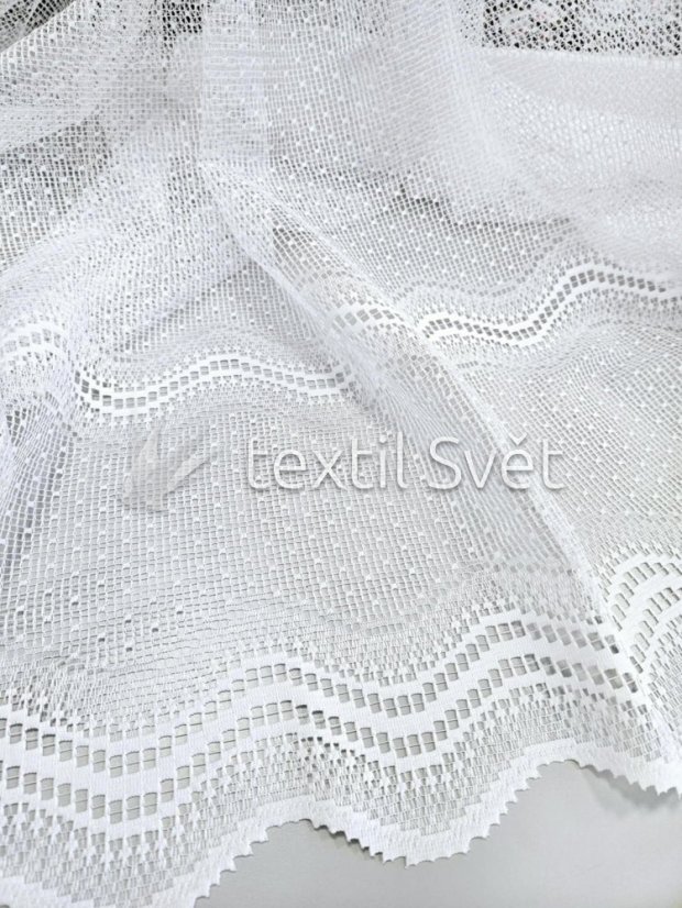 záclona pletená vlnky - Výška [cm]: 60