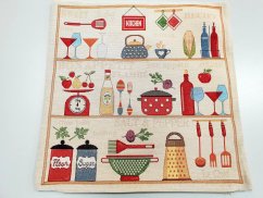 Povlak na polštářek "gobelín"- květiny, abstrakce