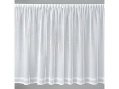 záclona pletená lem olůvko